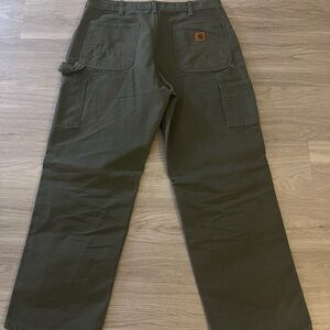 Carhartt Olive Green Work Pants